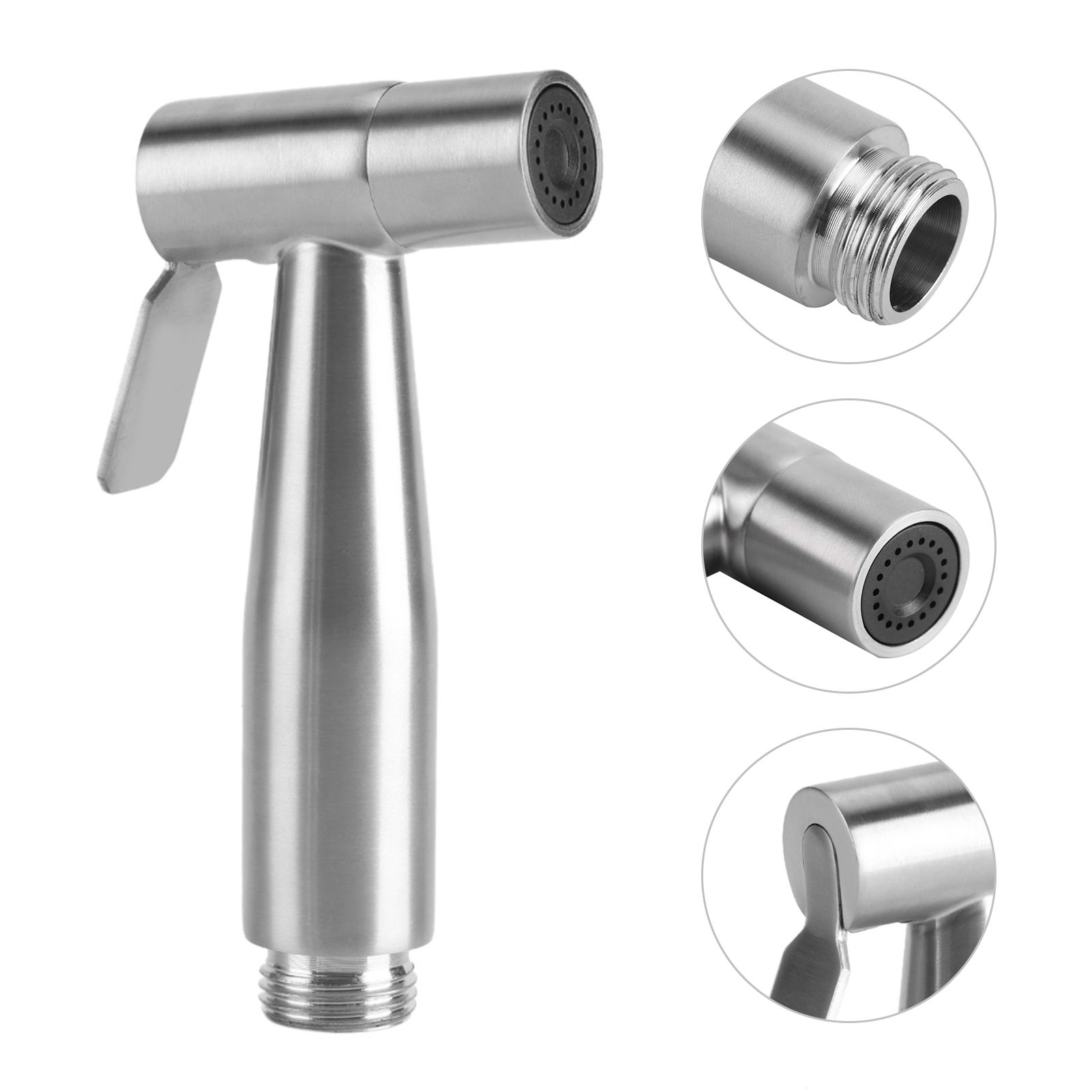 Stainless Steel Hand Held Toilet Bidet Sprayer Bathroom Shower Water Spray Head view 9