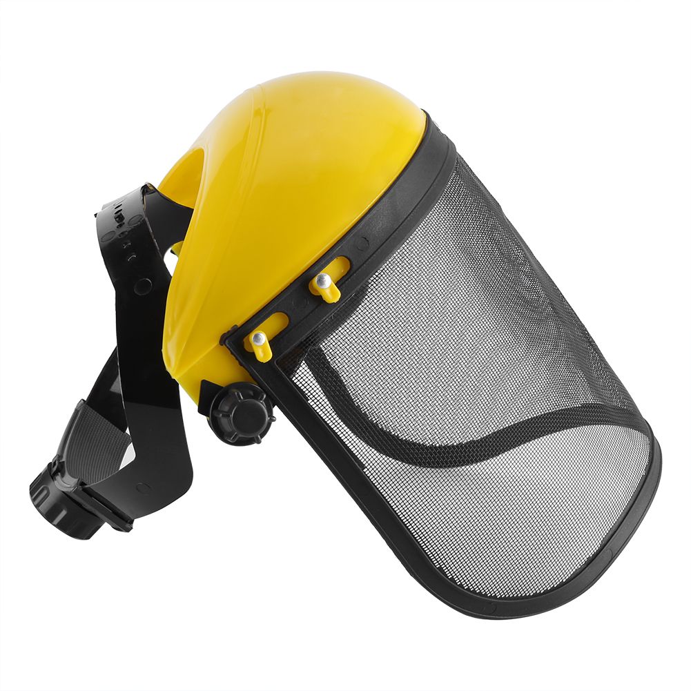 Safety Helmet Hat with Full Face Mesh Visor for Logging Brushcutter Forestry view 6
