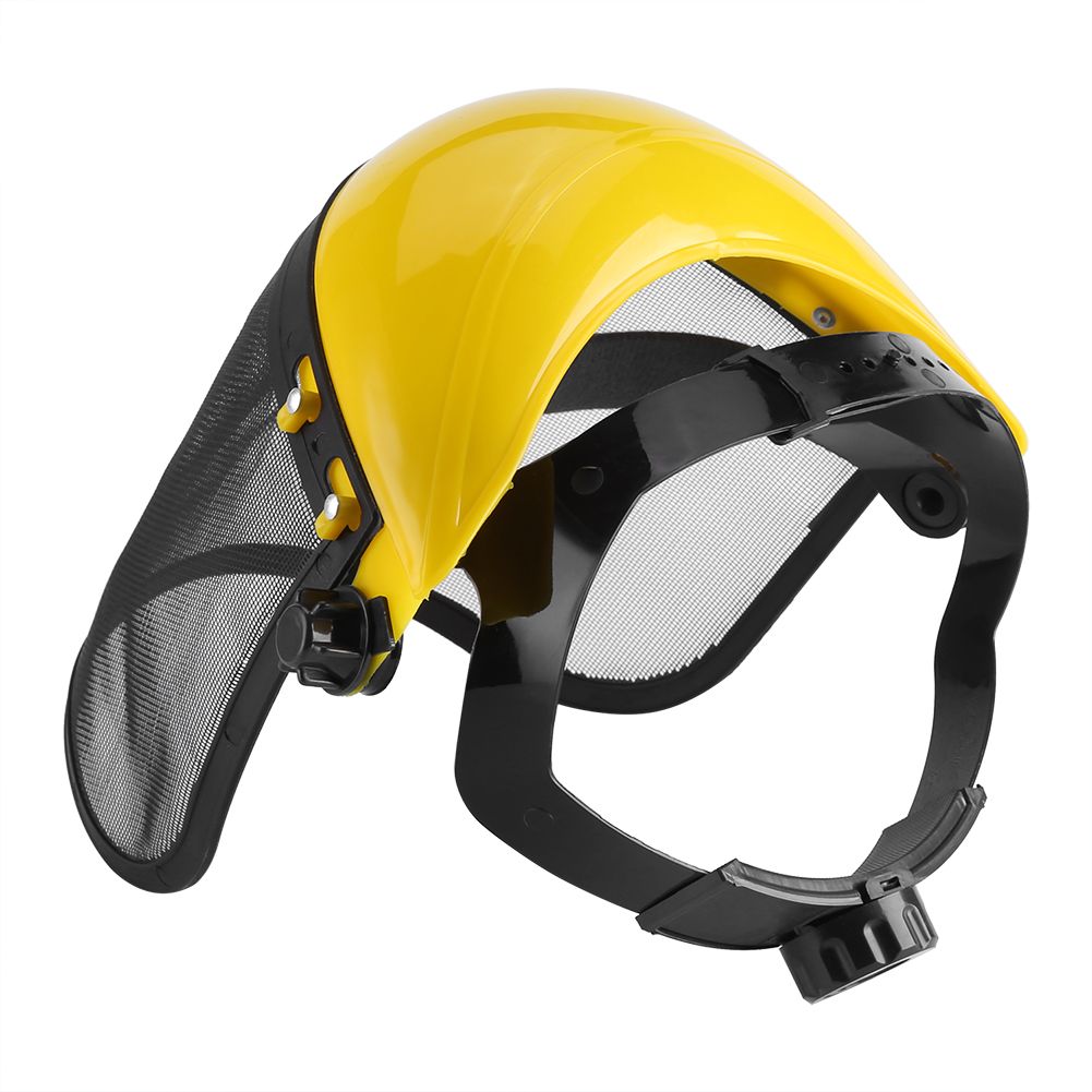 Safety Helmet Hat with Full Face Mesh Visor for Logging Brushcutter Forestry view 7