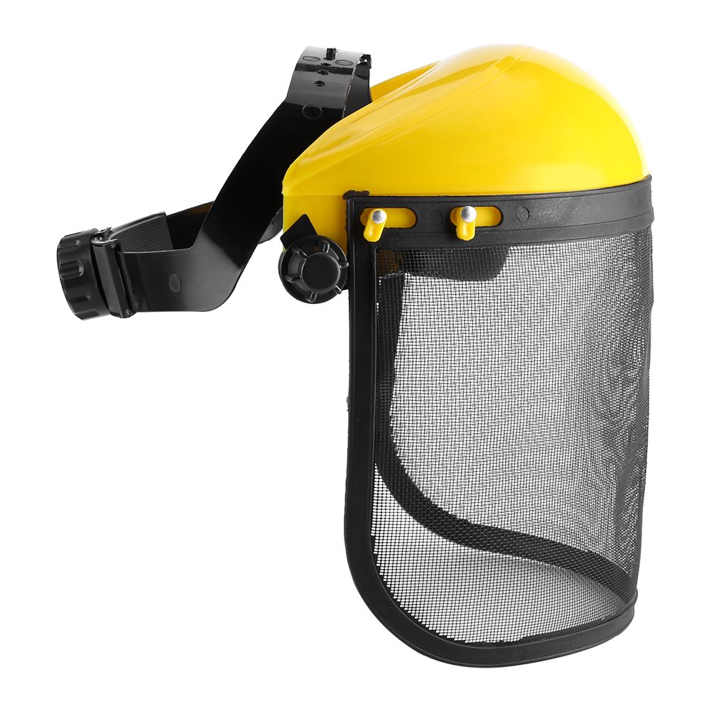 Safety Helmet Hat with Full Face Mesh Visor for Logging Brushcutter Forestry view 8