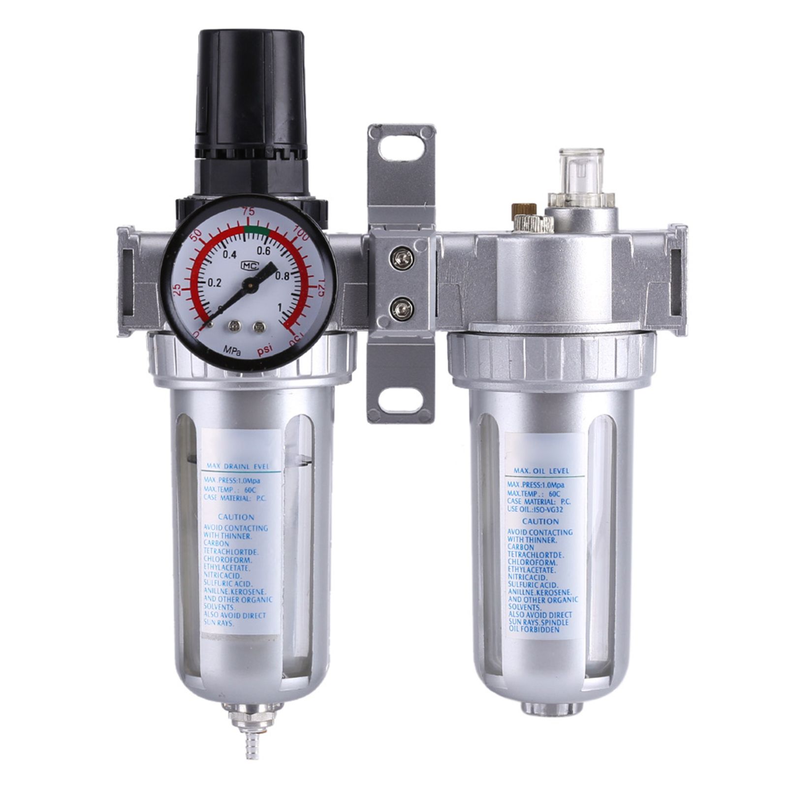 SFC300 3/8'' Air Compressor Filter Regulator Moisture Water Trap Cleaner view 5