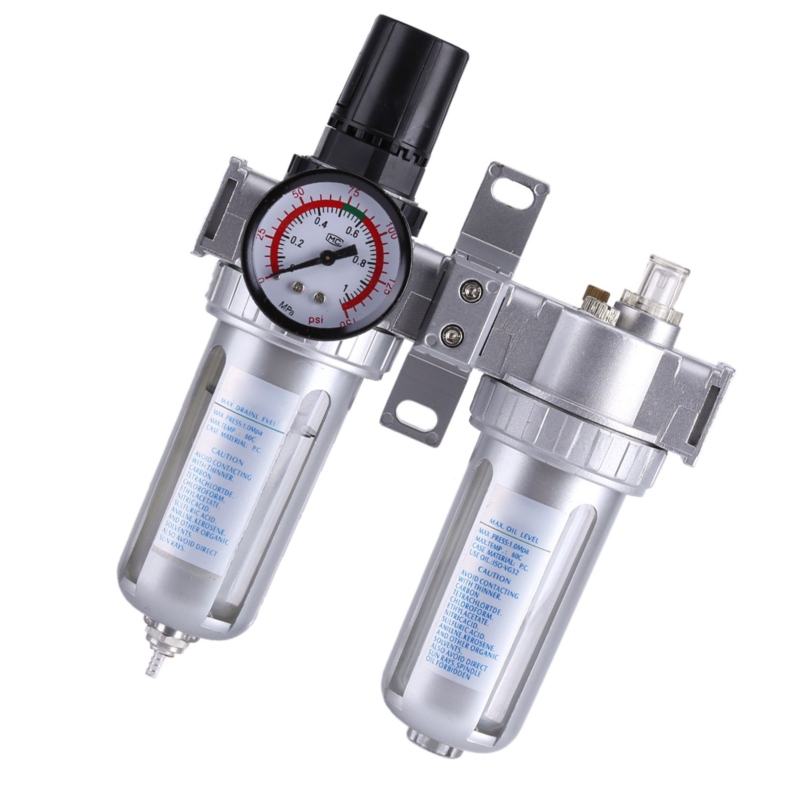 SFC300 3/8'' Air Compressor Filter Regulator Moisture Water Trap Cleaner view 6