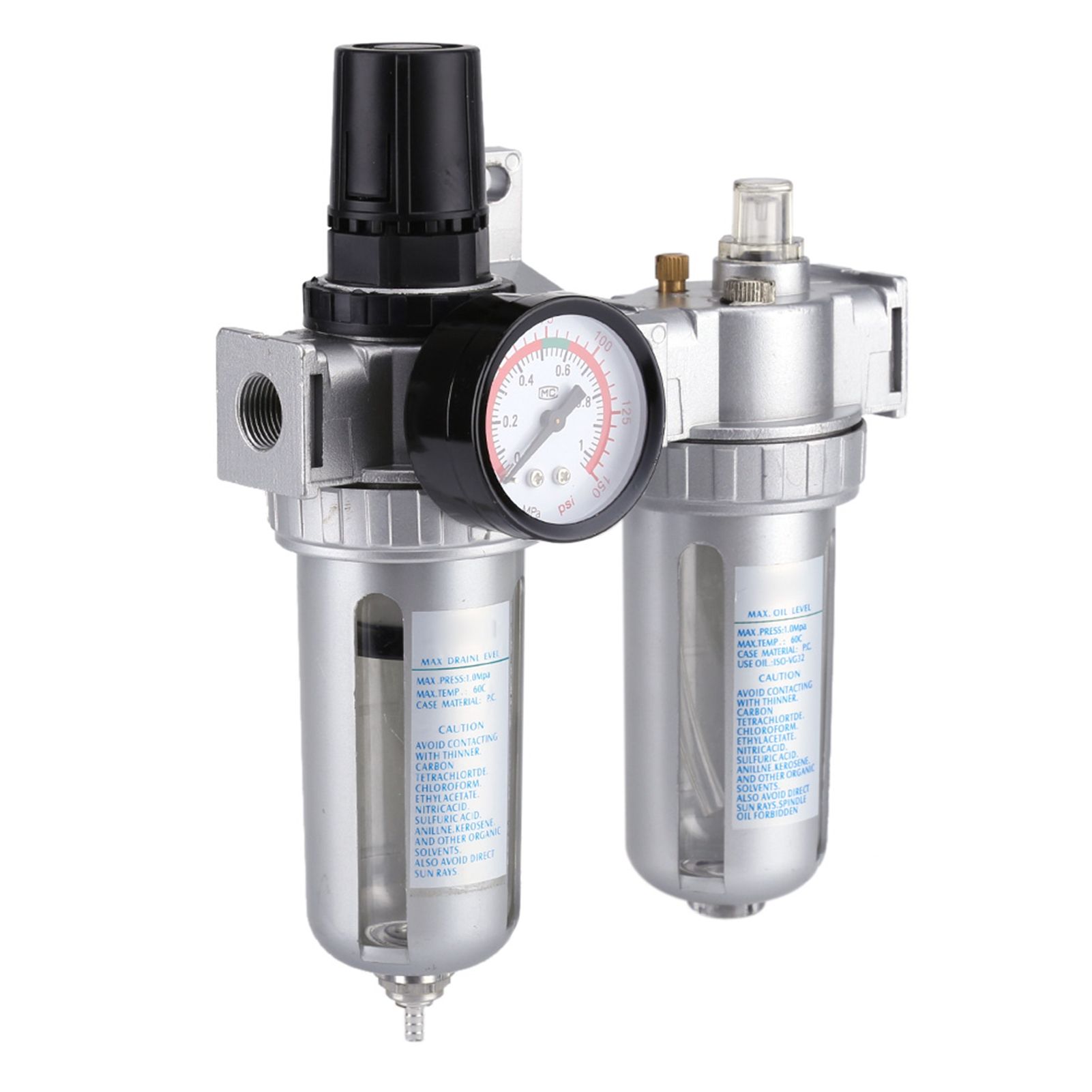 SFC300 3/8'' Air Compressor Filter Regulator Moisture Water Trap Cleaner view 8