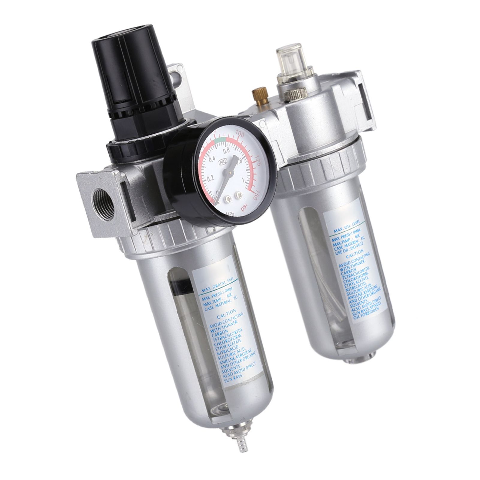 SFC300 3/8'' Air Compressor Filter Regulator Moisture Water Trap Cleaner view 9