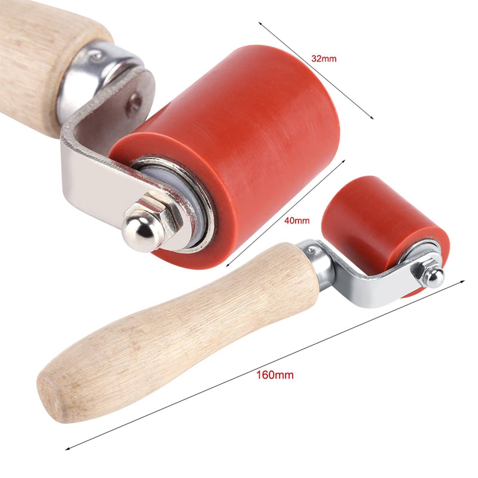 40mm Silicone High Temperature Resistant Seam Hand Pressure Roller Roofing PVC view 10