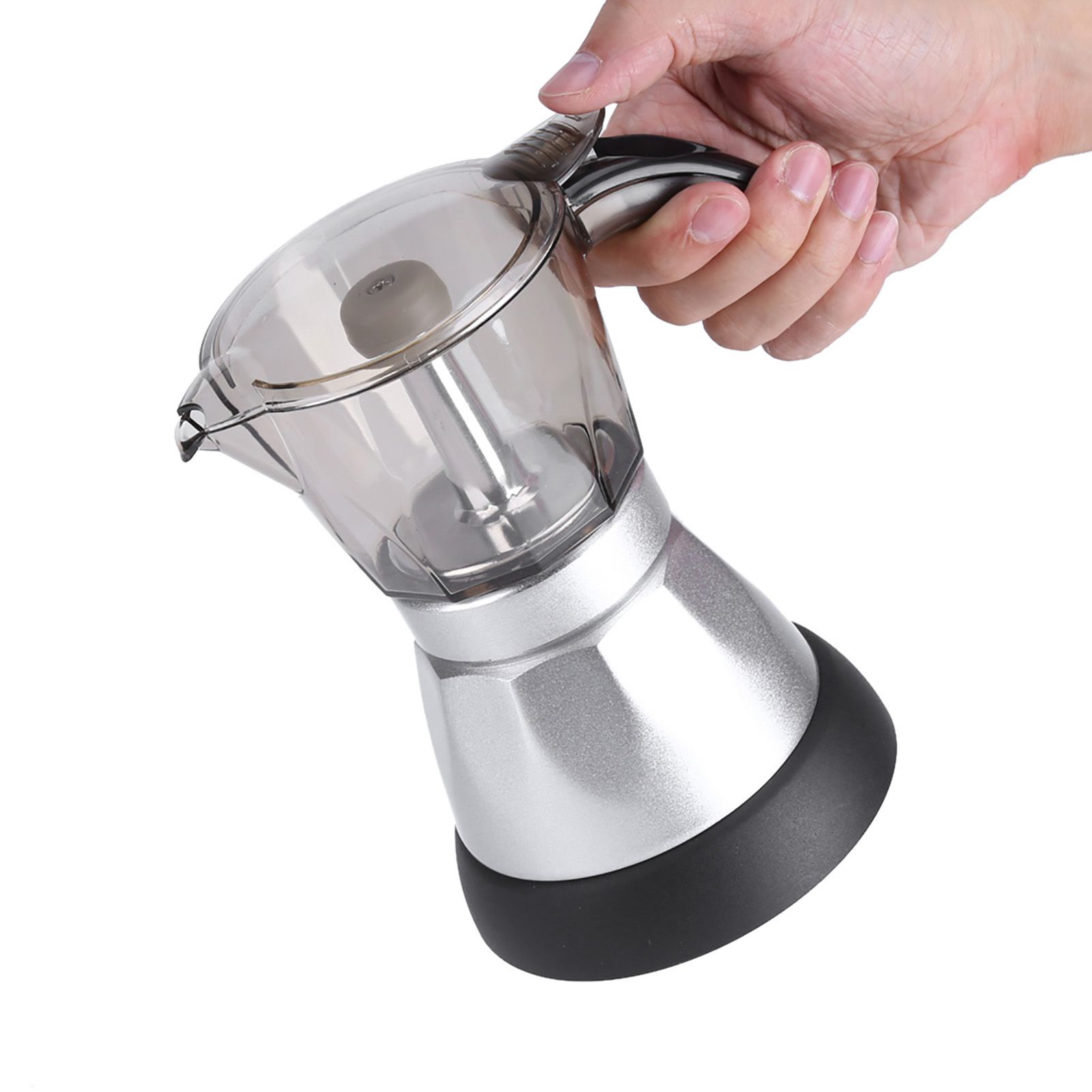 480W 300ML/6 Cups Electric Detachable Home Kitchen Espresso Moka Coffee Maker Pot view 6