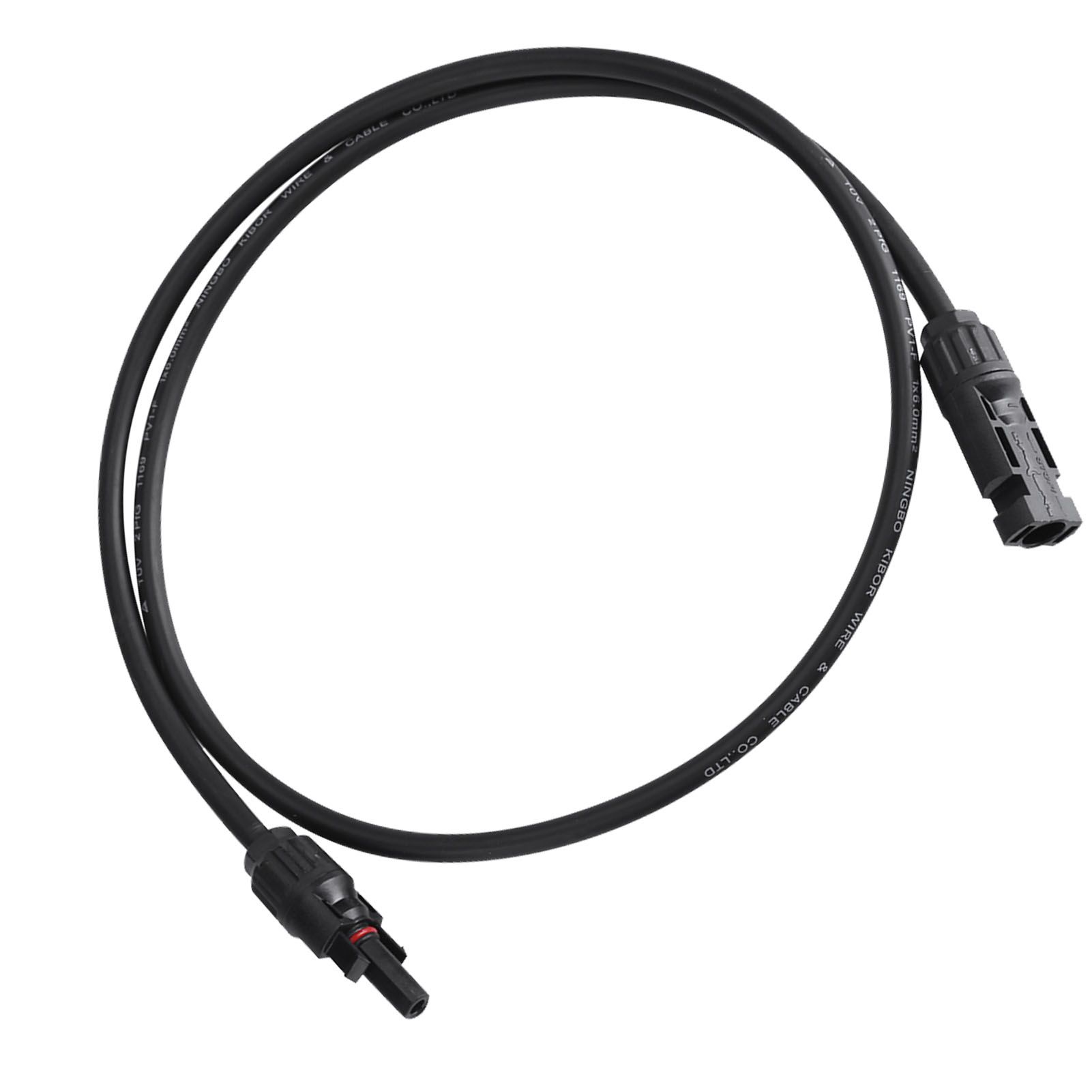 Solar Panel Extension Cable PV Wire with Male Female Connectors Adapter — image 1
