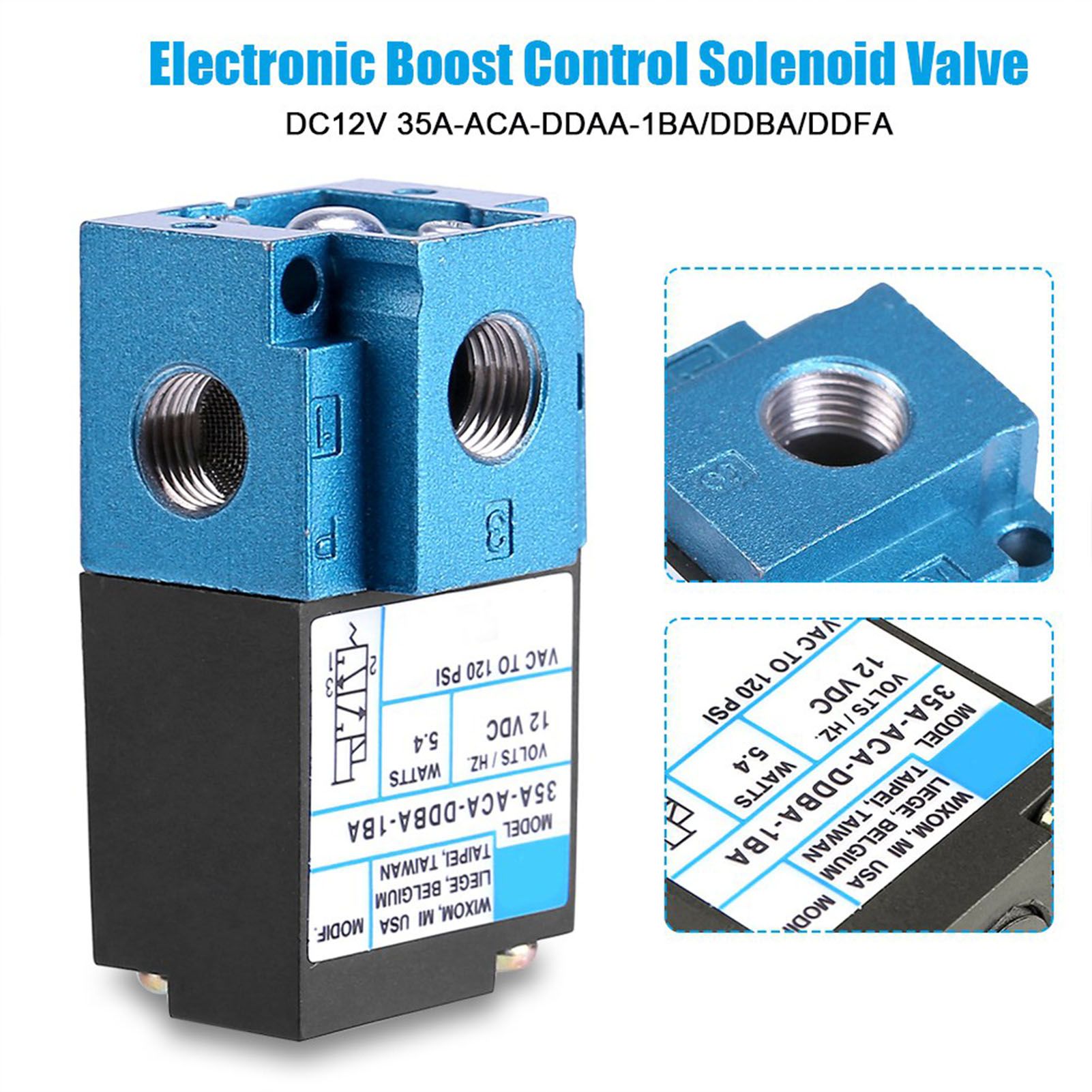 35AACADDAA1BA/DDBA/DDFA DC12V Electronic Boost Control Solenoid Valve For view 3