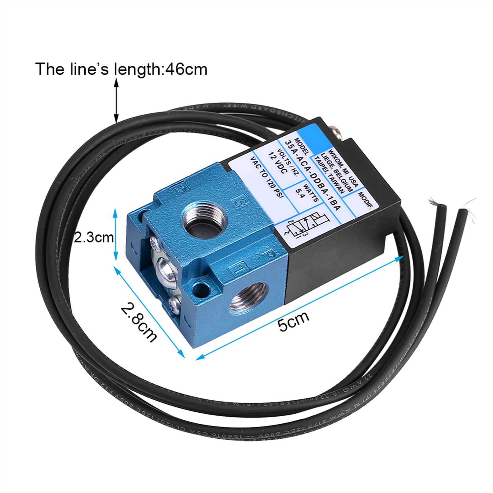 35AACADDAA1BA/DDBA/DDFA DC12V Electronic Boost Control Solenoid Valve For view 4