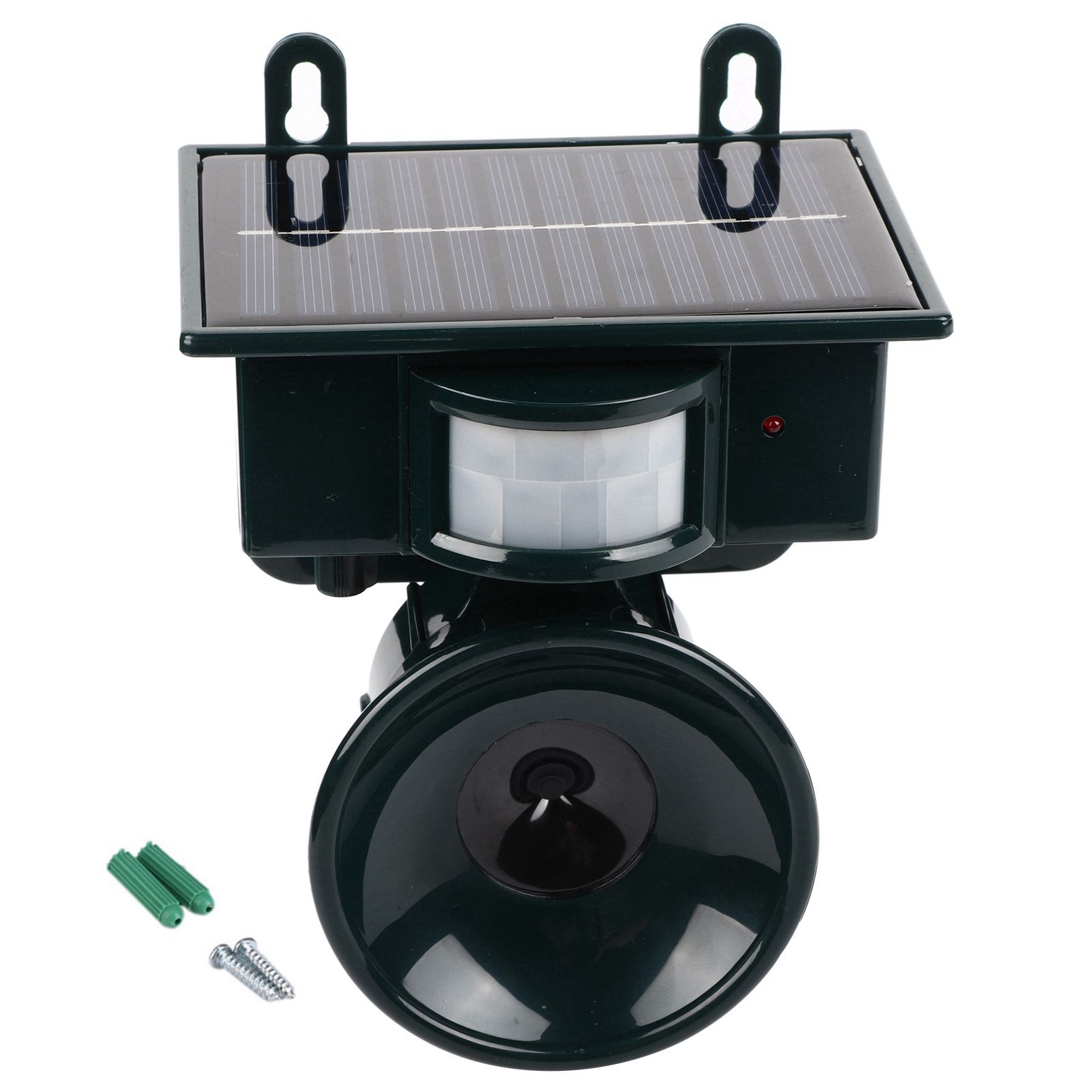 Solar Powered PIR Motion Sensor Ultrasonic Pest Repeller Bird Dog Cat Fox view 2
