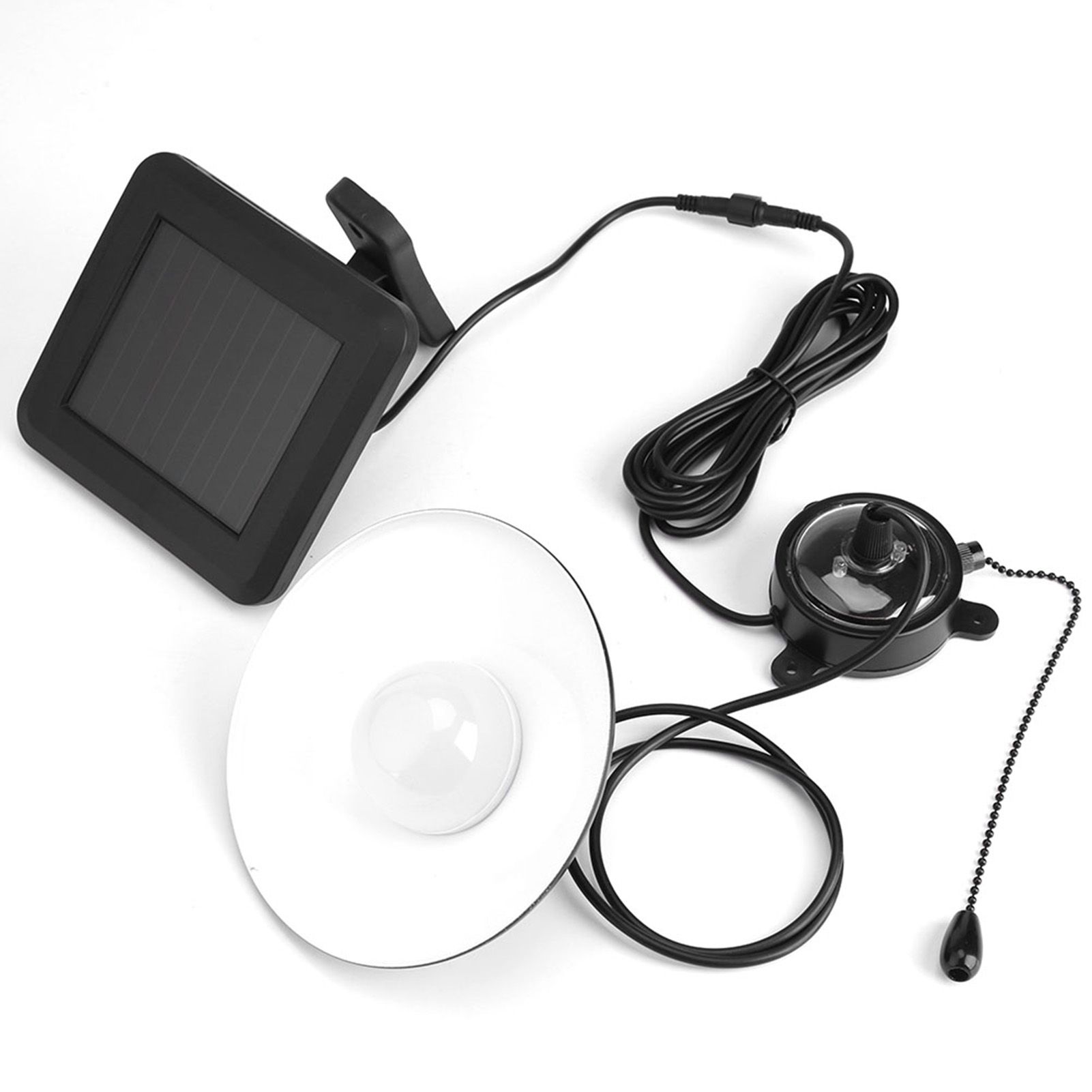 Solar Powered Garden Patio Pendant Light Remote Control Hanging Lamp Decking