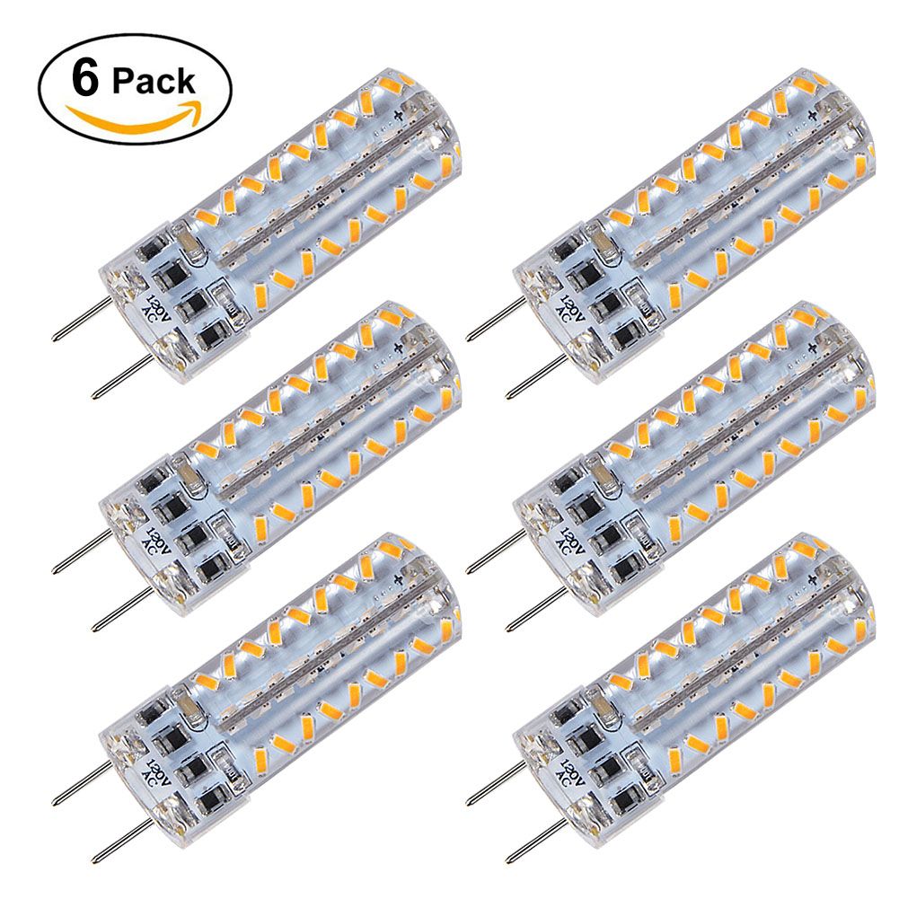 G8 LED Bulbs 120V 3W Ejoyous Dimmable Warm White Led Bulbs 3000K 72 X 3014 SMD