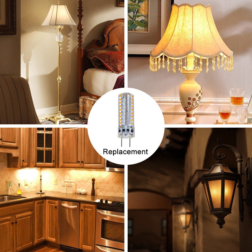 G8 LED Bulbs 120V 3W Ejoyous Dimmable Warm White Led Bulbs 3000K 72 X 3014 SMD view 6