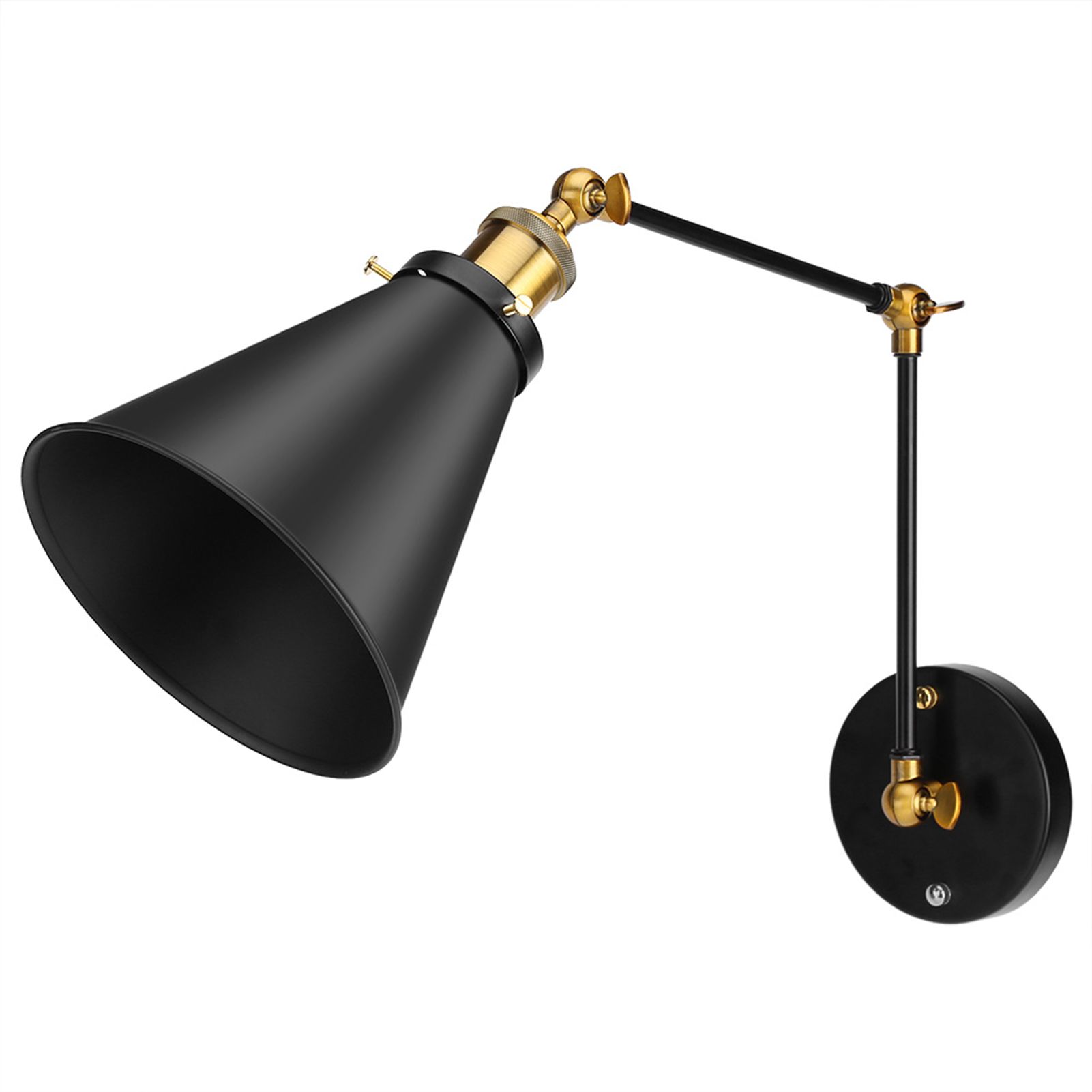 Adjustable Vintage Industrial Loft Swing Arm Ambient Lighting Warehouse Wall Decor view 3