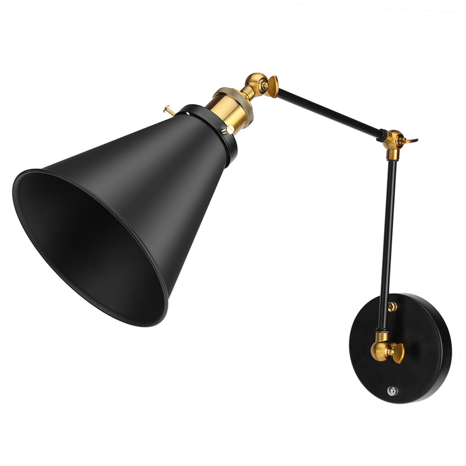 Adjustable Vintage Industrial Loft Swing Arm Ambient Lighting Warehouse Wall Decor view 6