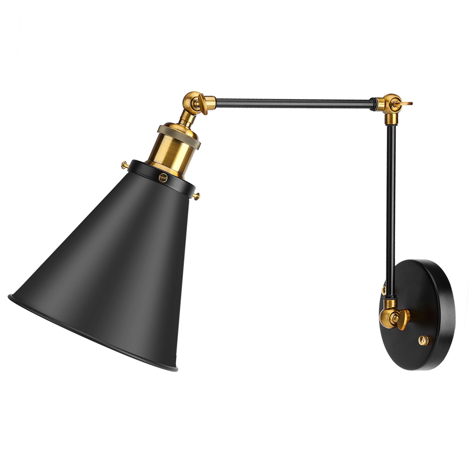 Adjustable Vintage Industrial Loft Swing Arm Ambient Lighting Warehouse Wall Decor view 7