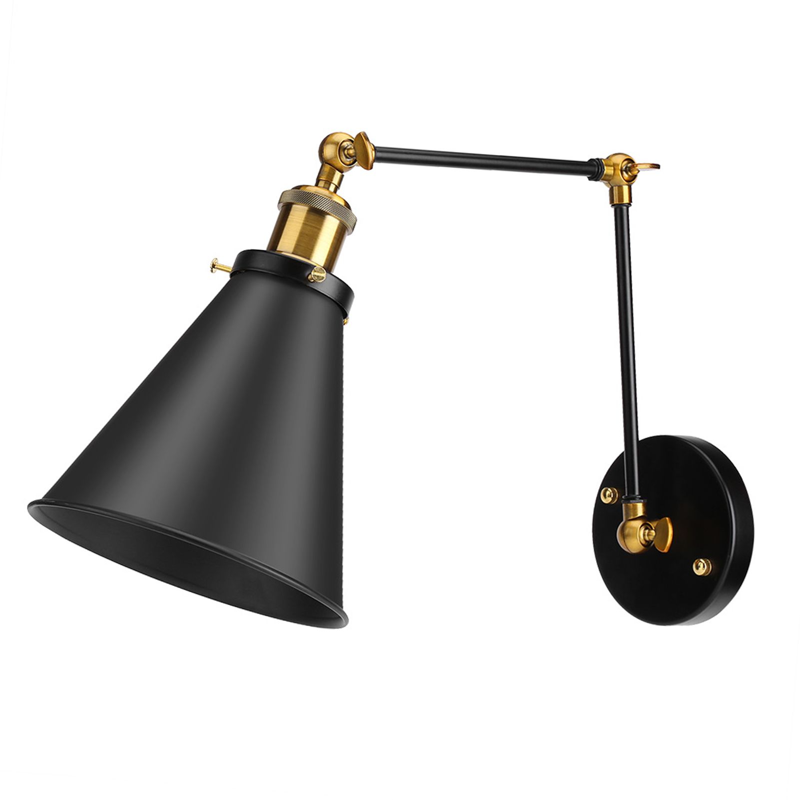Adjustable Vintage Industrial Loft Swing Arm Ambient Lighting Warehouse Wall Decor view 8