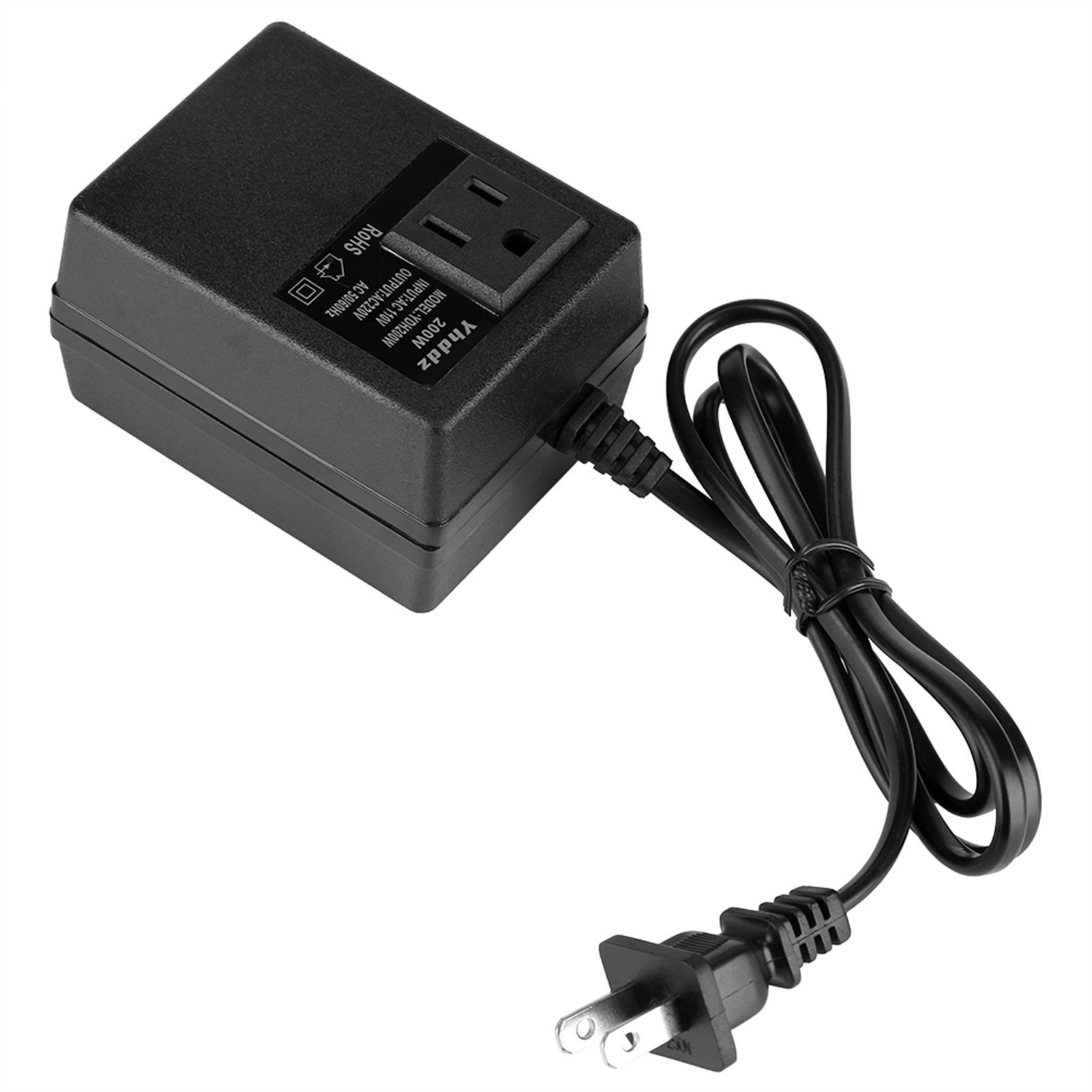 200W Journey Travel Adapter to Voltage Power Converter Transformer view 2