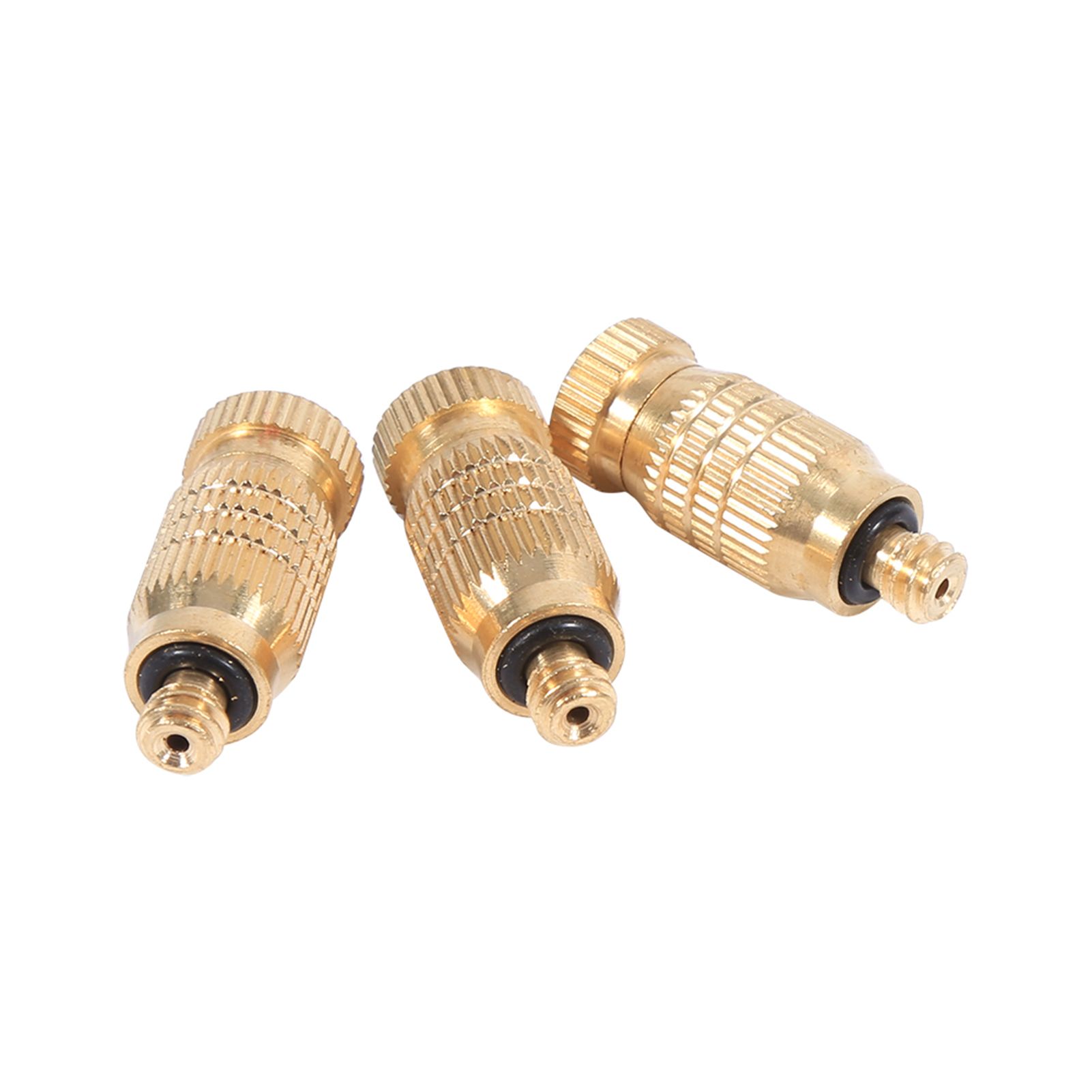 10Pcs Threaded Brass Fog Mist Nozzles Misting Fogging Spray Sprinkler Head view 3