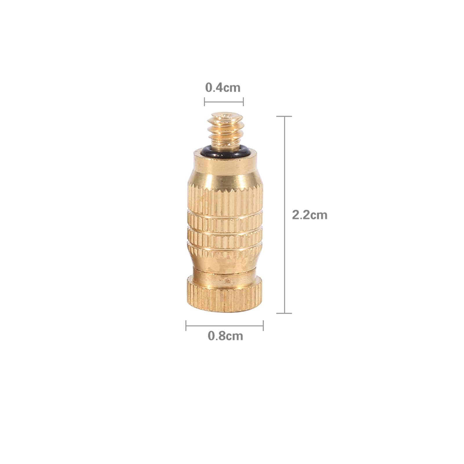 10Pcs Threaded Brass Fog Mist Nozzles Misting Fogging Spray Sprinkler Head view 10