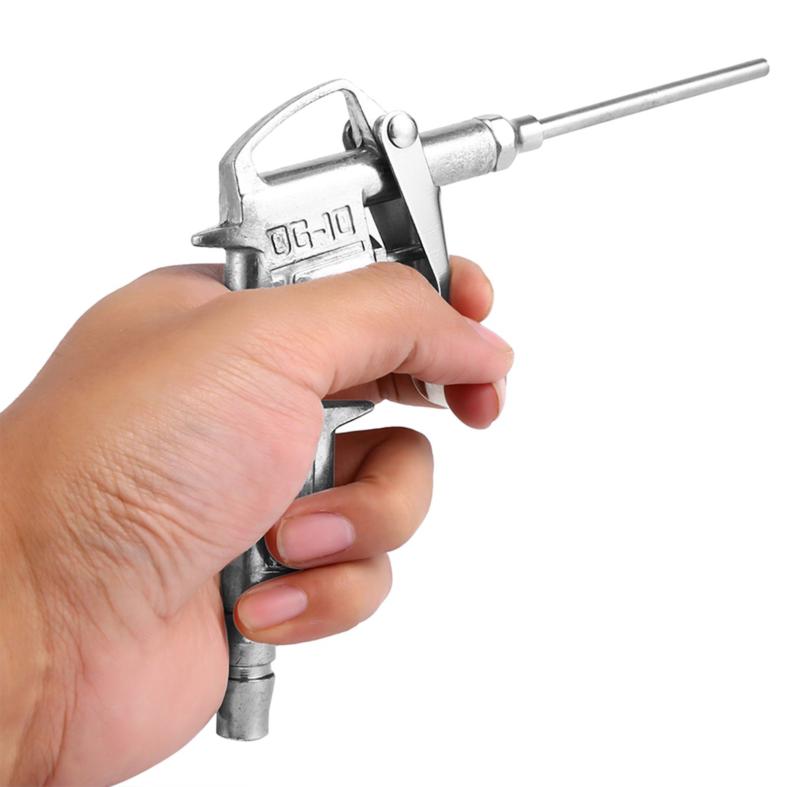 Air Compressor Dust Duster Trigger Handle 1/4" Compressed Alloy Nozzle Blow view 6