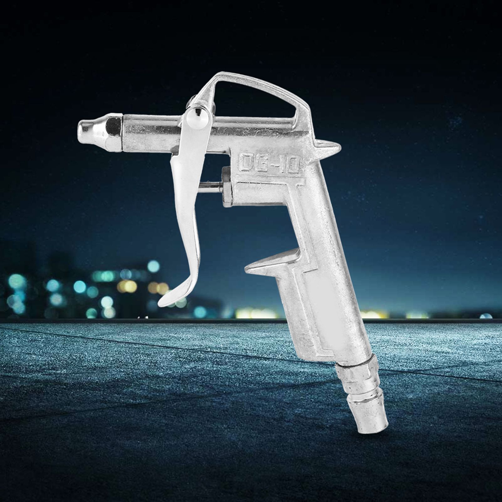 Air Compressor Dust Duster Trigger Handle 1/4" Compressed Alloy Nozzle Blow view 11