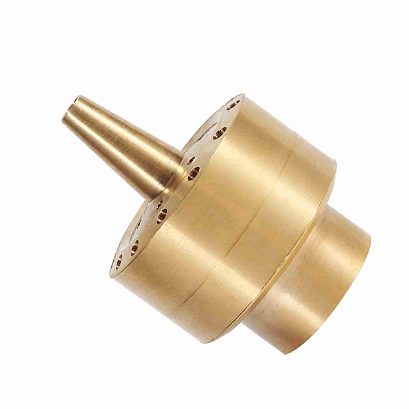 Brass Column Garden Pond Fountain Water Nozzle Sprinkler Spray Head Gold (3/4") view 4