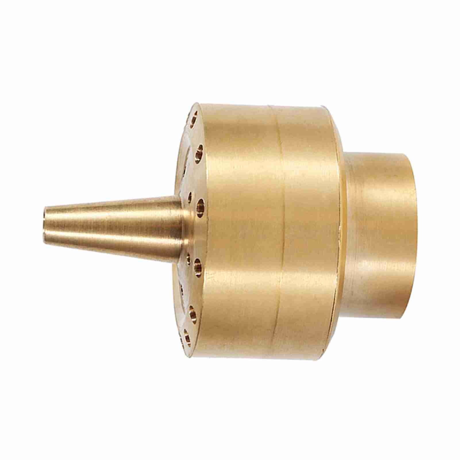Brass Column Garden Pond Fountain Water Nozzle Sprinkler Spray Head Gold (3/4") view 6