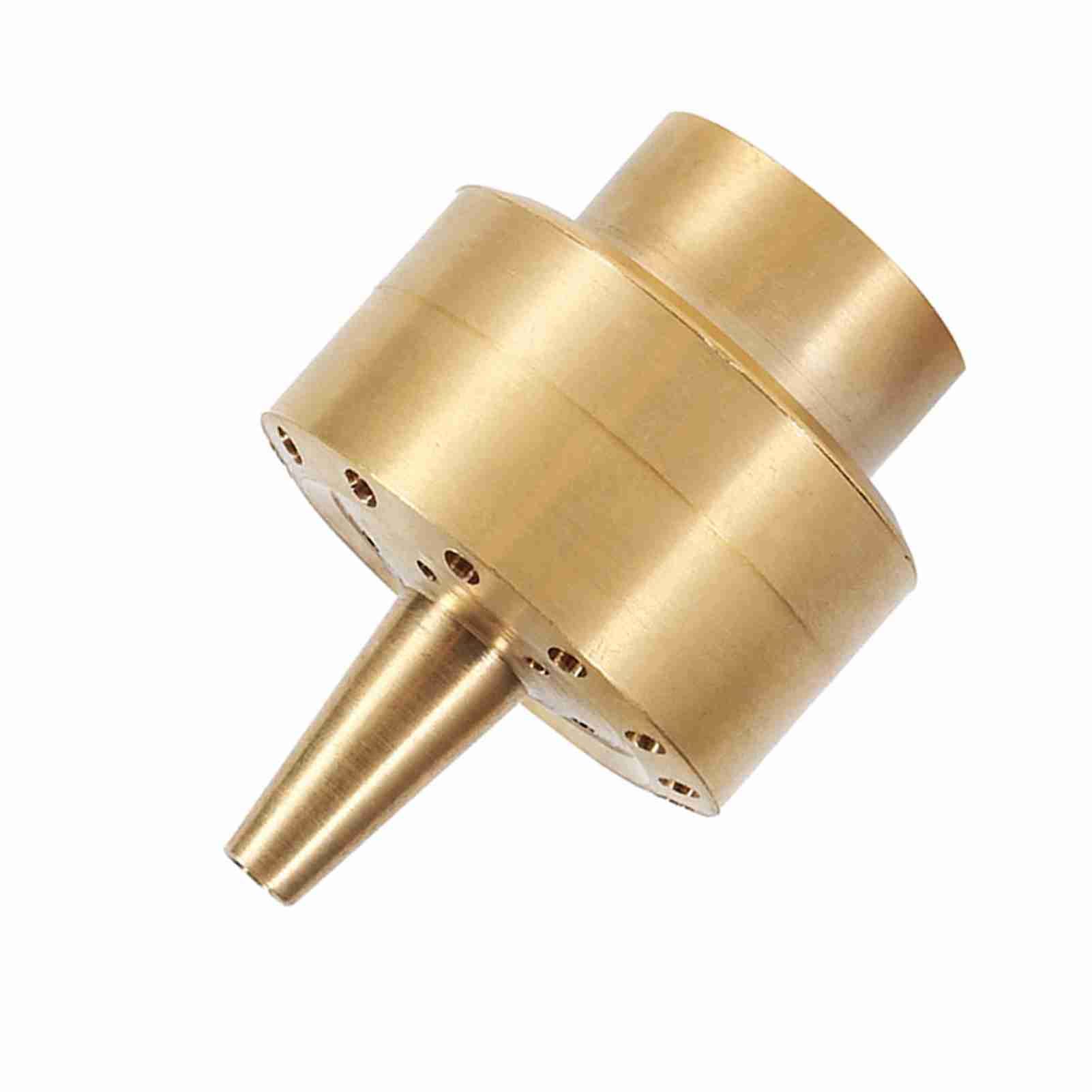 Brass Column Garden Pond Fountain Water Nozzle Sprinkler Spray Head Gold (3/4") view 9