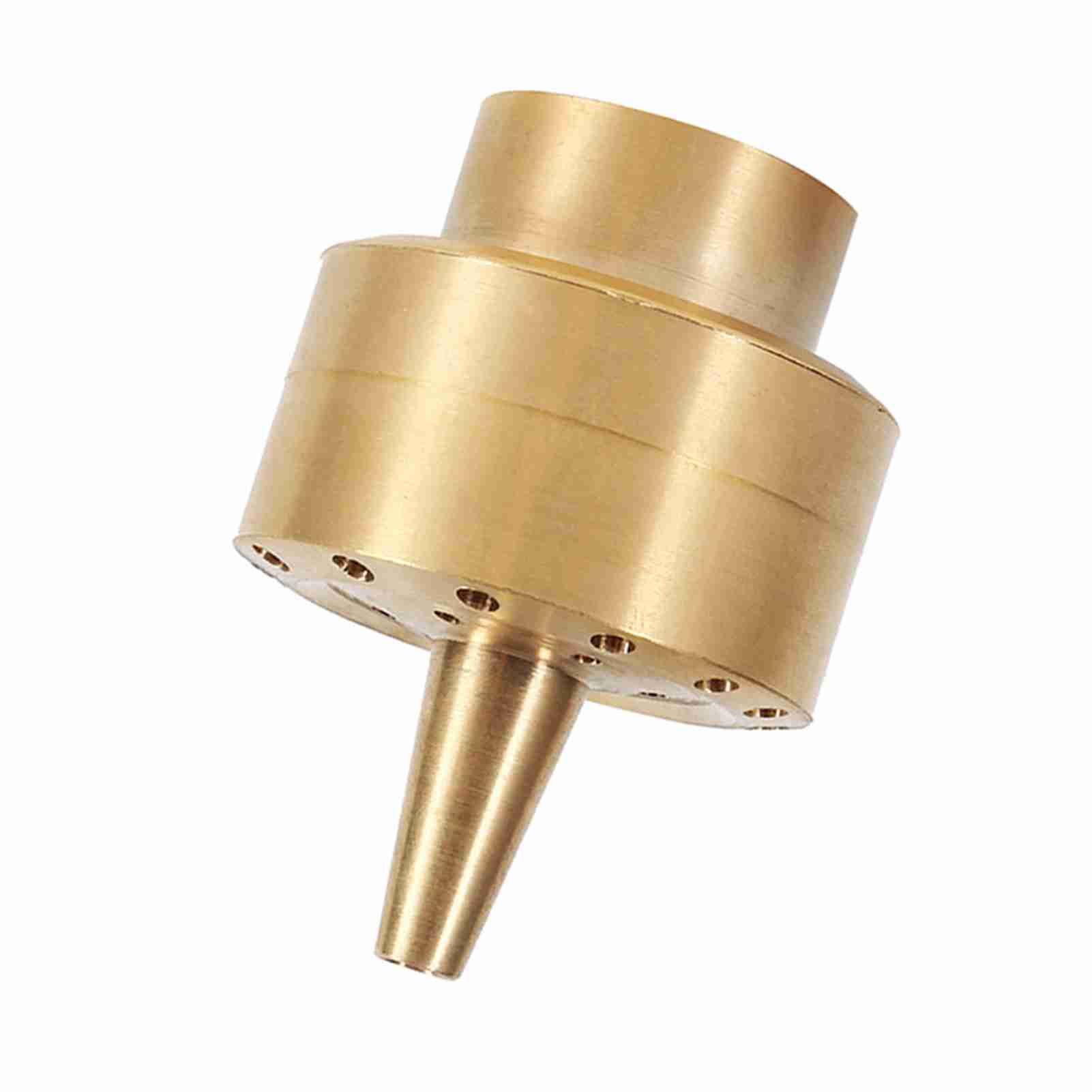 Brass Column Garden Pond Fountain Water Nozzle Sprinkler Spray Head Gold (3/4") view 10