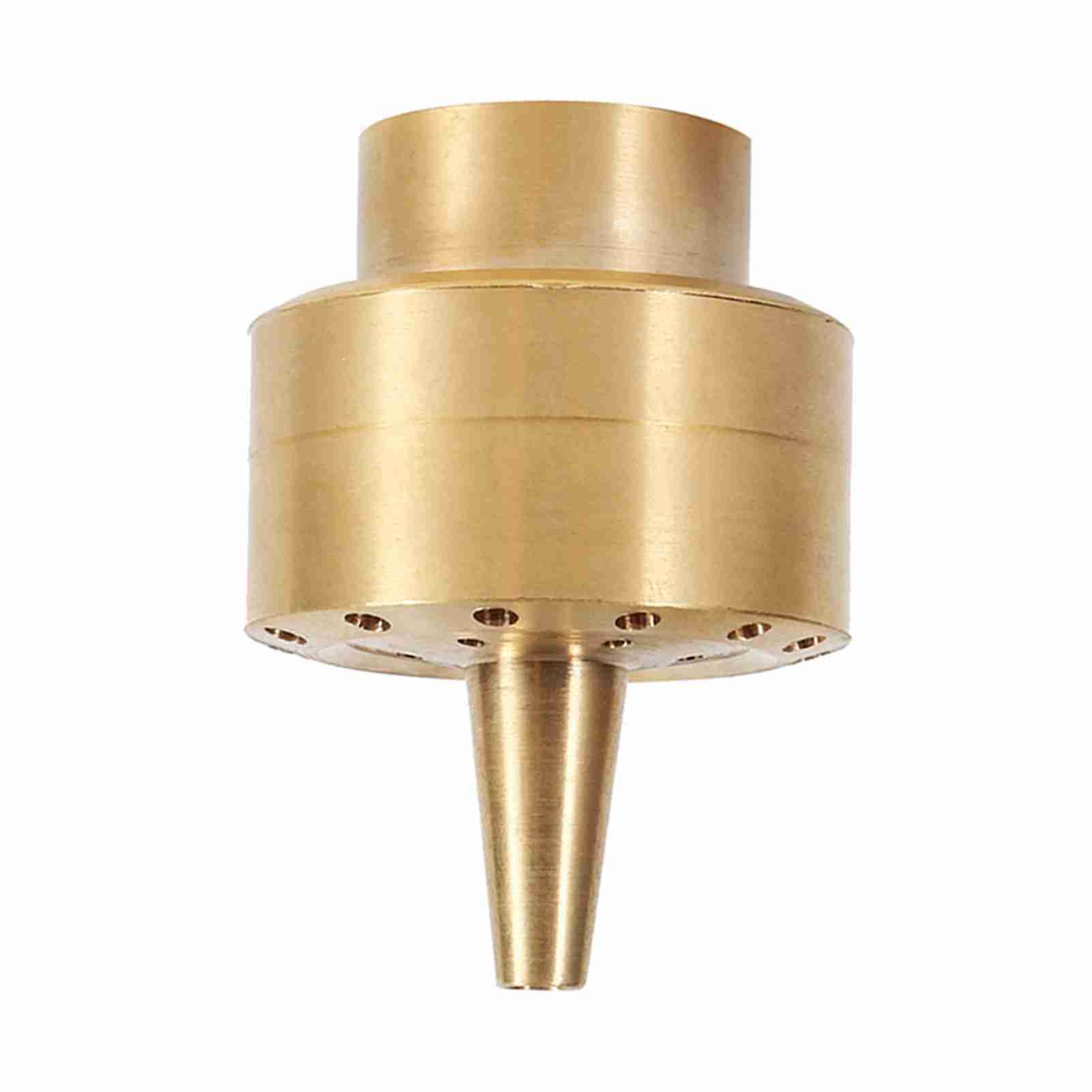 Brass Column Garden Pond Fountain Water Nozzle Sprinkler Spray Head Gold (3/4") view 11