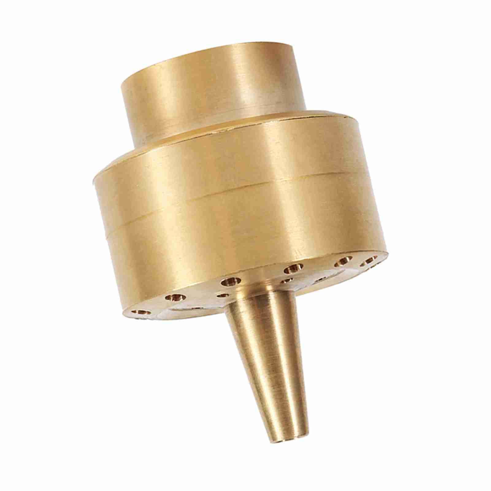 Brass Column Garden Pond Fountain Water Nozzle Sprinkler Spray Head Gold (3/4") view 12