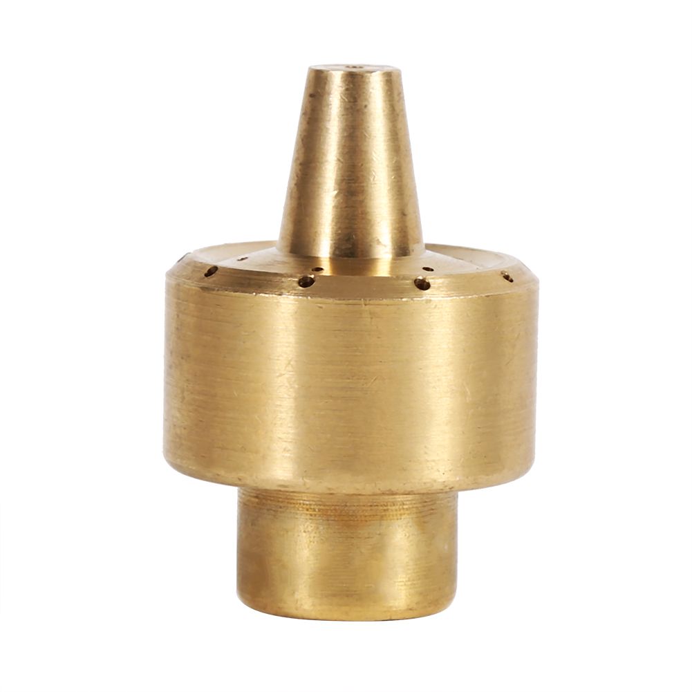 Brass Column Garden Pond Fountain Water Nozzle Sprinkler Spray Head Gold (1/4") view 3