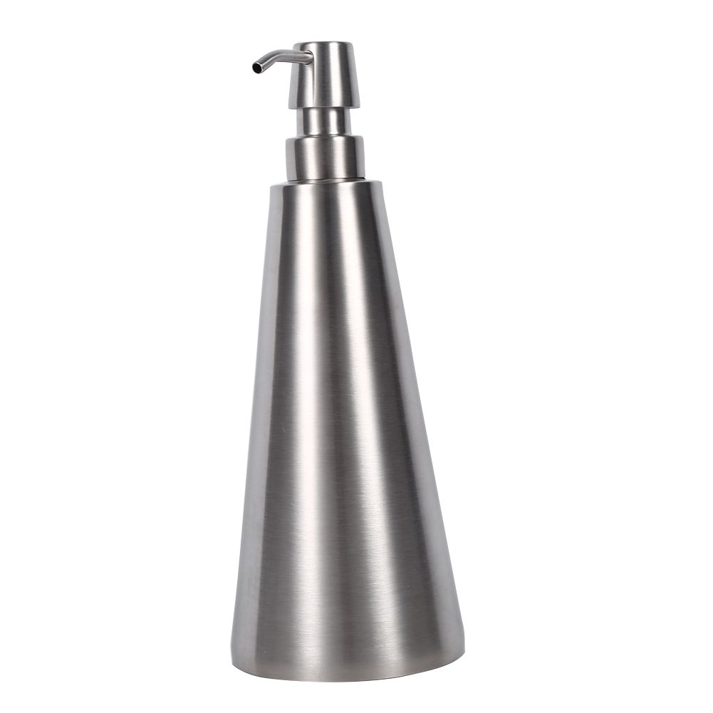 1PC 800ml Large Capacity Stainless Steel Pump Soap Dispenser Countertop
