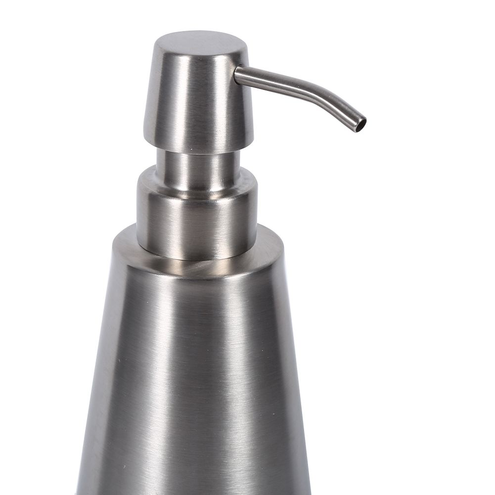 1PC 800ml Large Capacity Stainless Steel Pump Soap Dispenser Countertop view 4