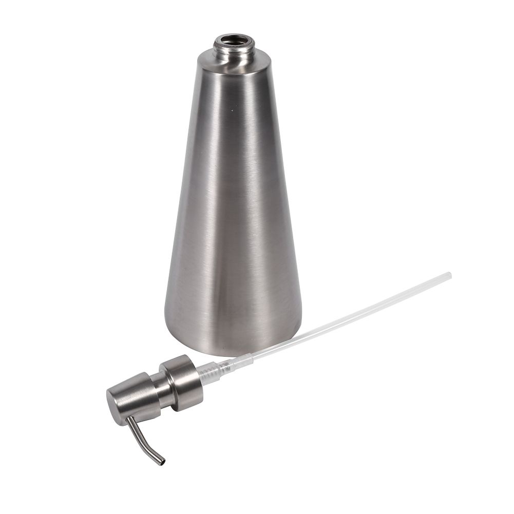 1PC 800ml Large Capacity Stainless Steel Pump Soap Dispenser Countertop view 6