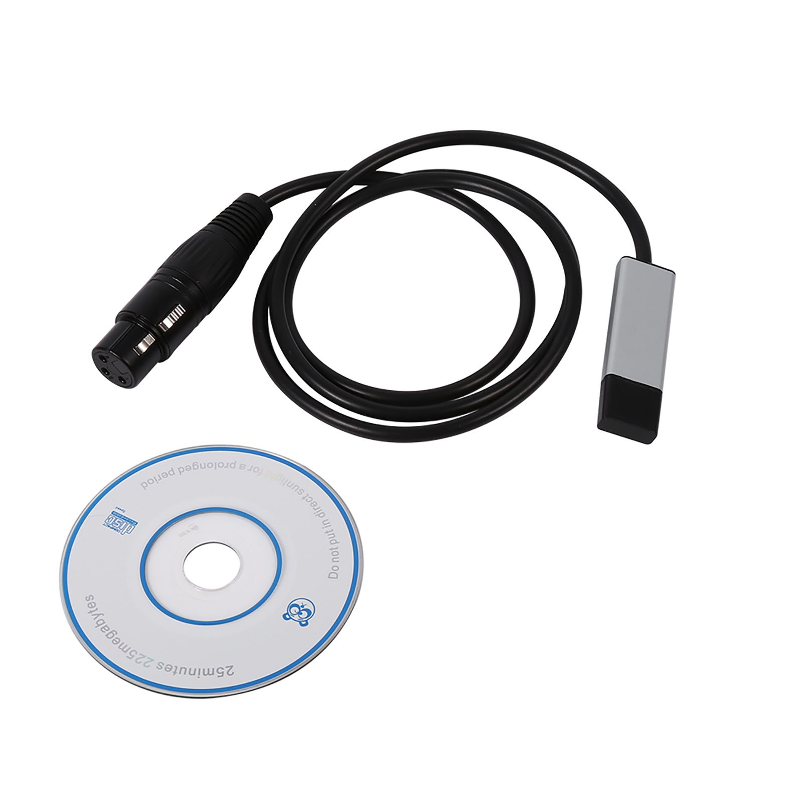 Mini USB to DMX Interface Adapter Controller DMX512 Computer Stage Lighting view 2