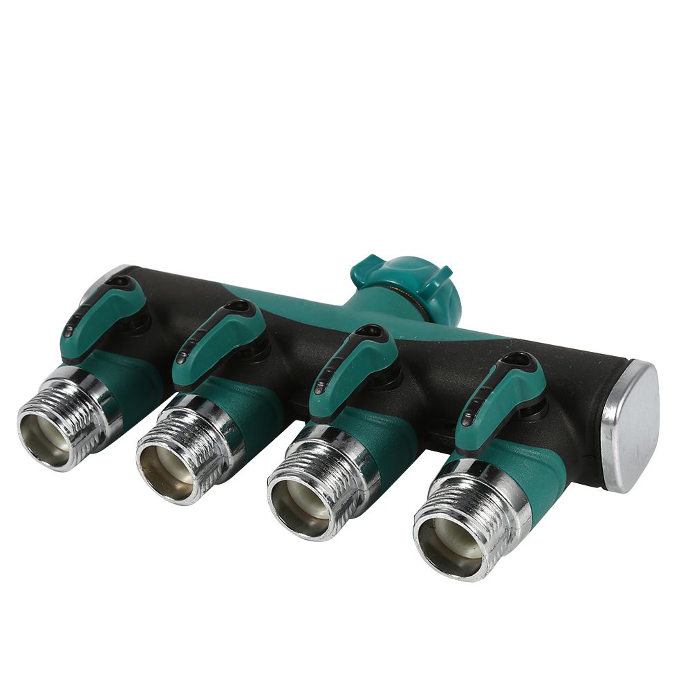 4 Way Water Tap Converter Connector Splitter Hose Pipe Adapter Garden view 5