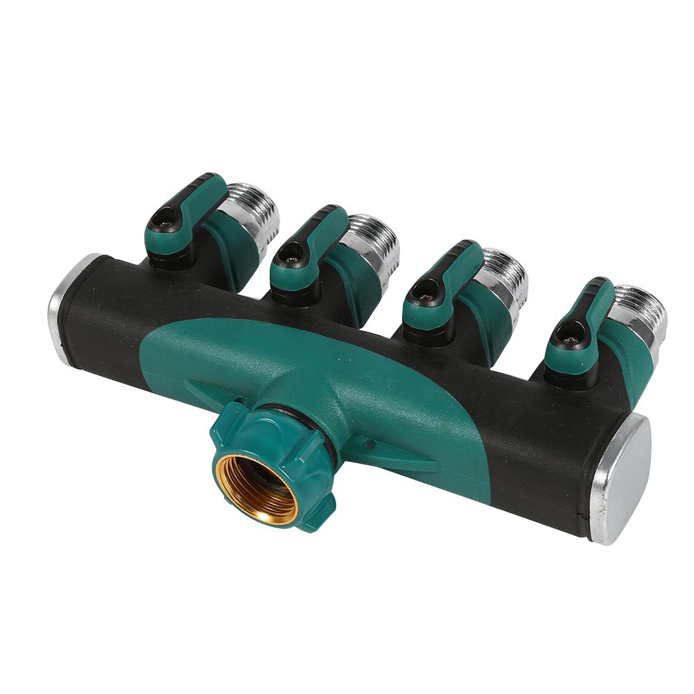 4 Way Water Tap Converter Connector Splitter Hose Pipe Adapter Garden view 6