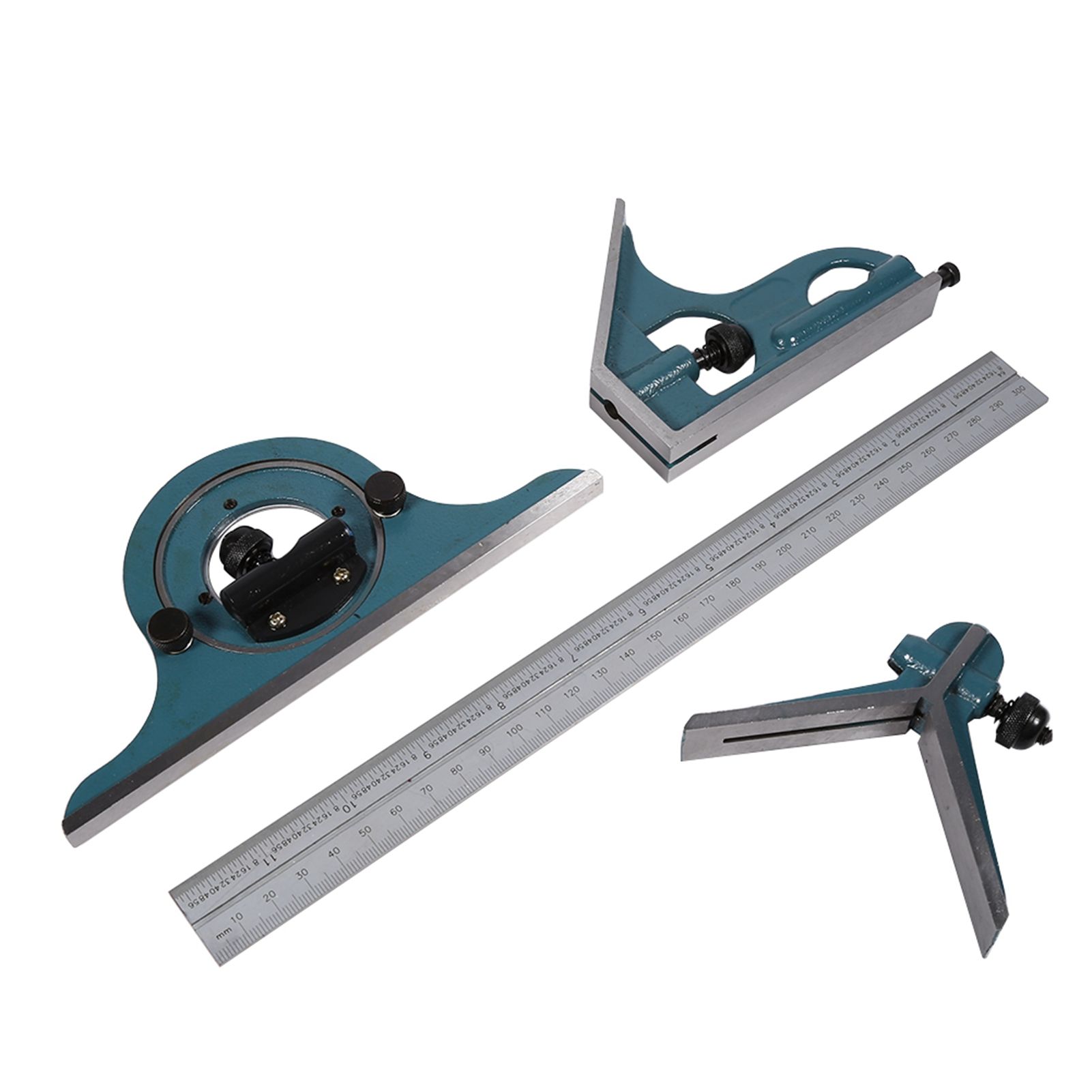 1x Stainless Steel Universal Bevel 180 Degree Angle Combination Square view 3