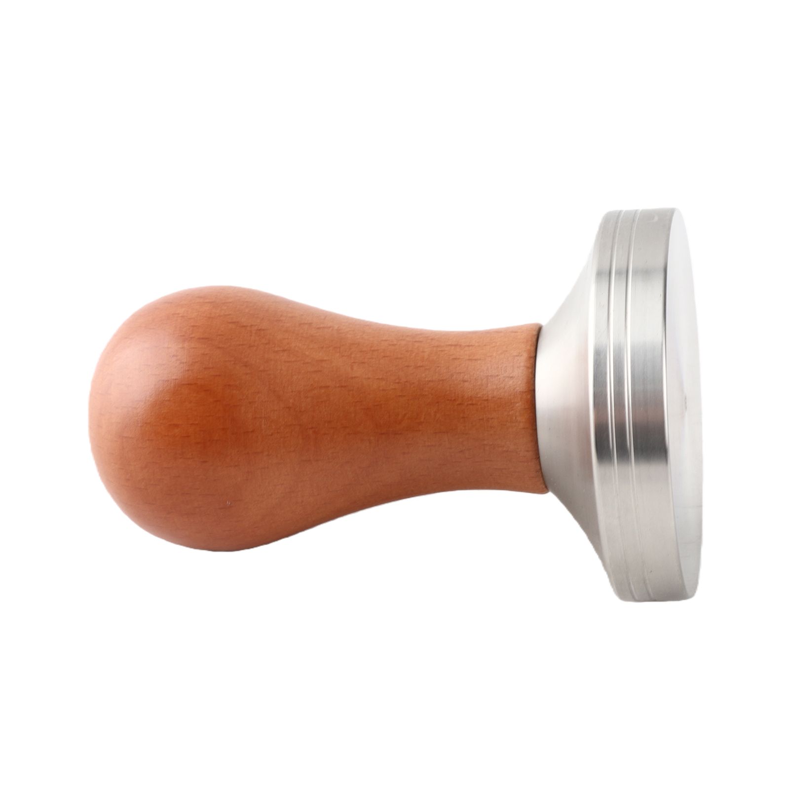 1Pc Wooden Handle Stainless Steel Espresso Coffee Tamper Press Tool with 58mm view 8