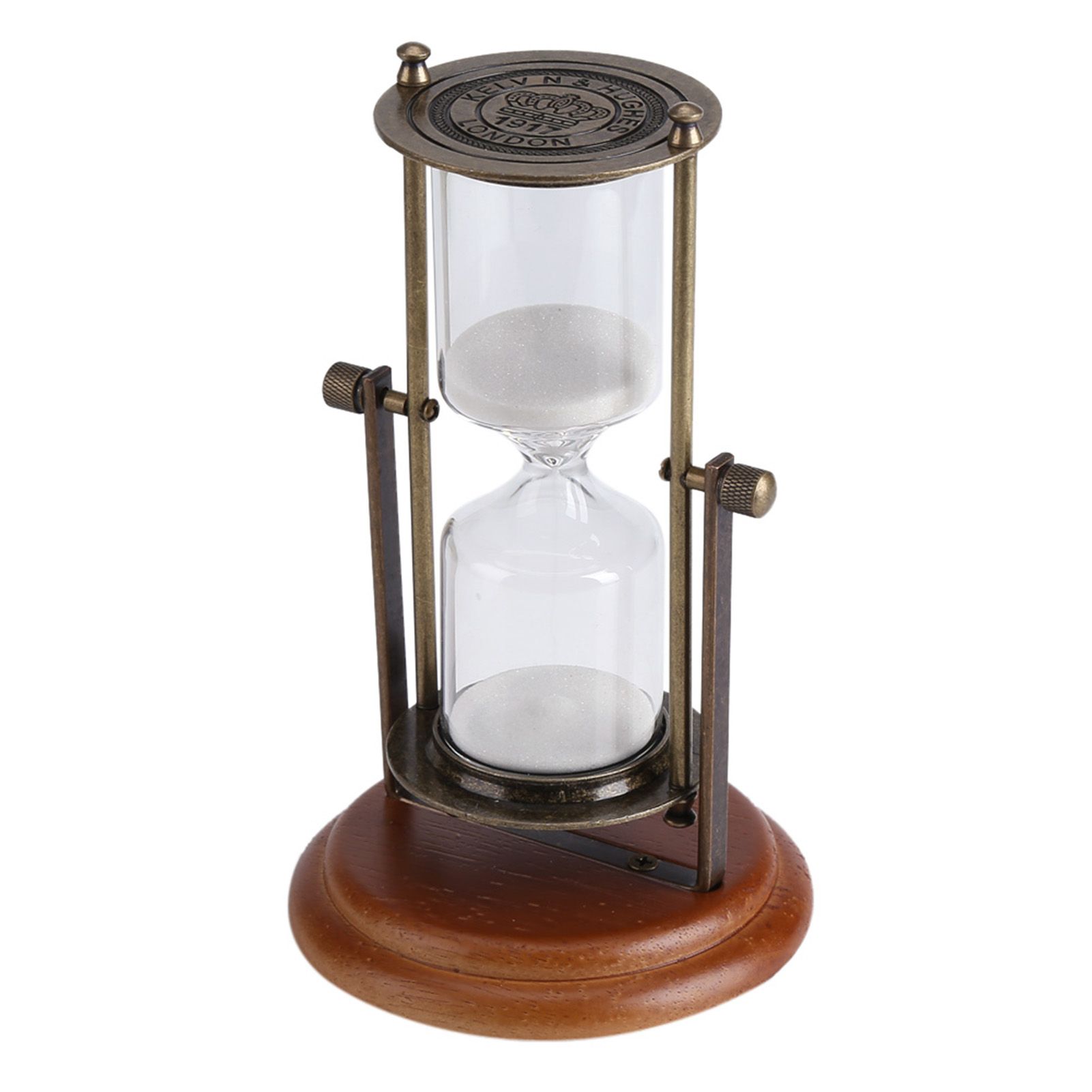 15 Minutes Metal Rotating Sand Glass Timer Clock Hourglass Table Ornament Home view 9