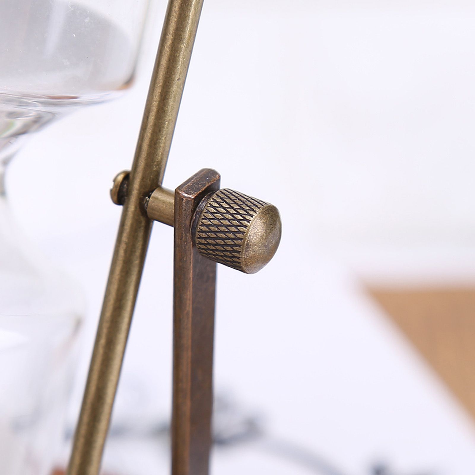 15 Minutes Metal Rotating Sand Glass Timer Clock Hourglass Table Ornament Home view 11