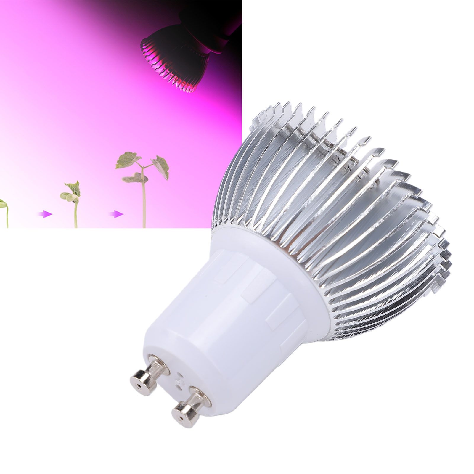 Full Spectrum 18W 18 LED Grow Light Flower Plant Hydroponic Growth Bulb (GU10) view 12