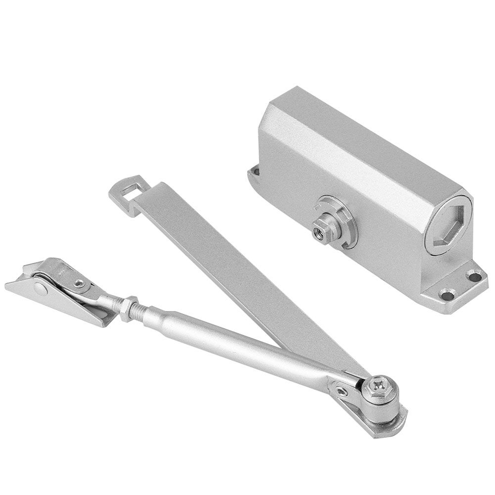 25~35Kg Heavy Duty Adjustable Fire Rated Hold Open Silver Door Closer Suits view 3