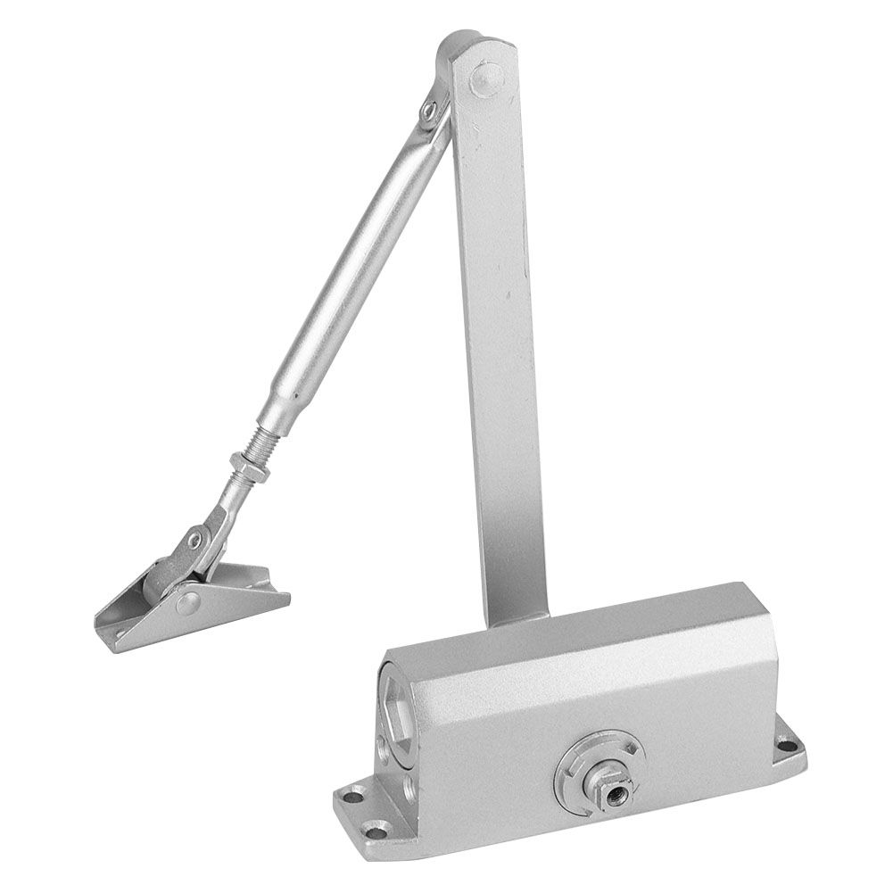 25~35Kg Heavy Duty Adjustable Fire Rated Hold Open Silver Door Closer Suits view 6