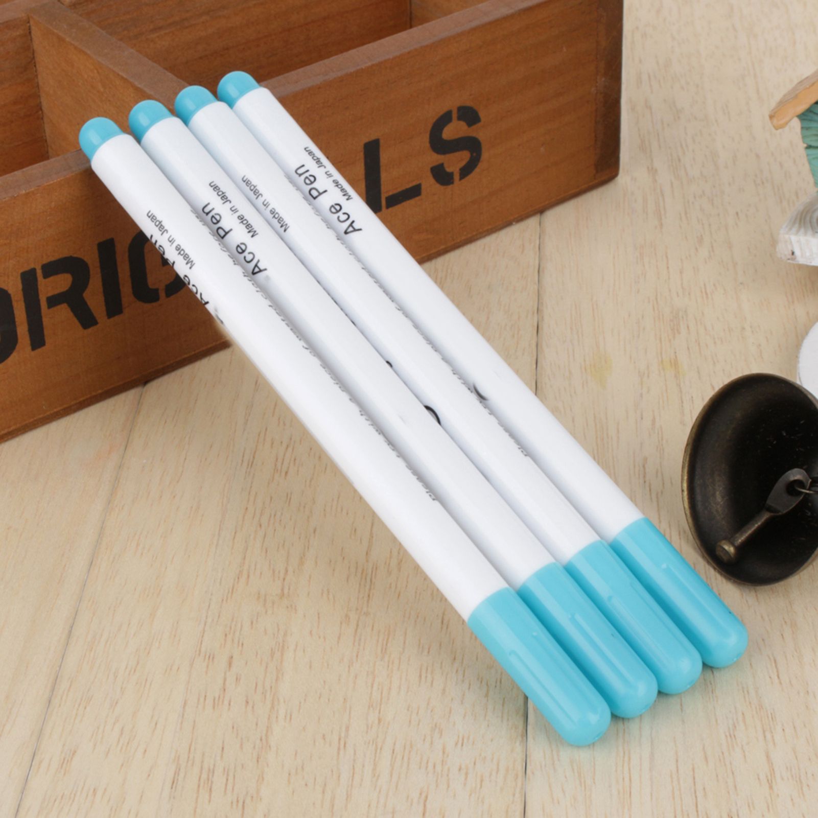 4Pcs Stitch Markers Soluble Cross Stitch Water Erasable Pens Grommet Ink view 4