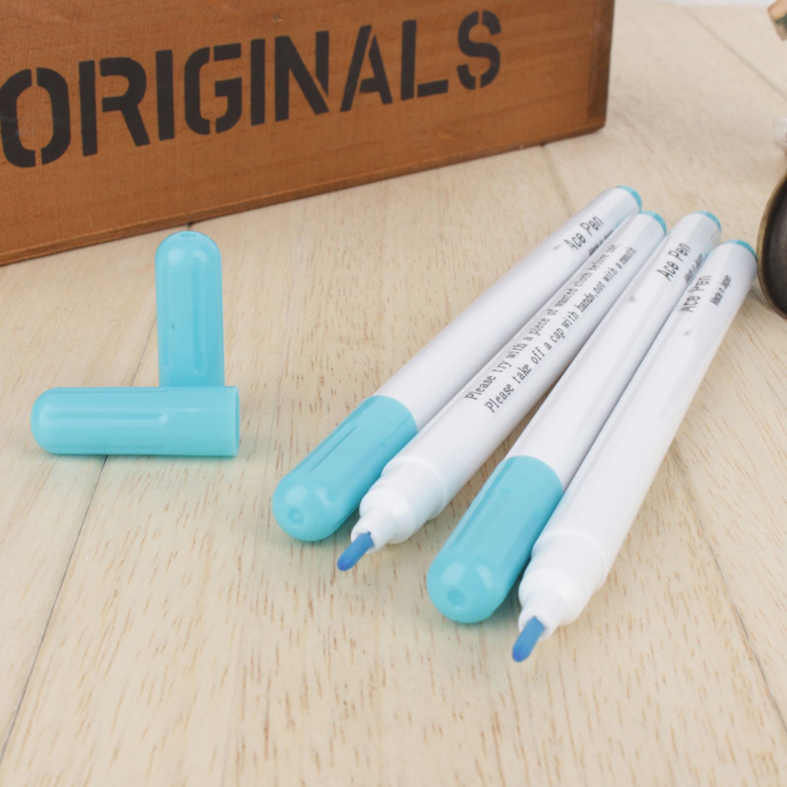 4Pcs Stitch Markers Soluble Cross Stitch Water Erasable Pens Grommet Ink view 6