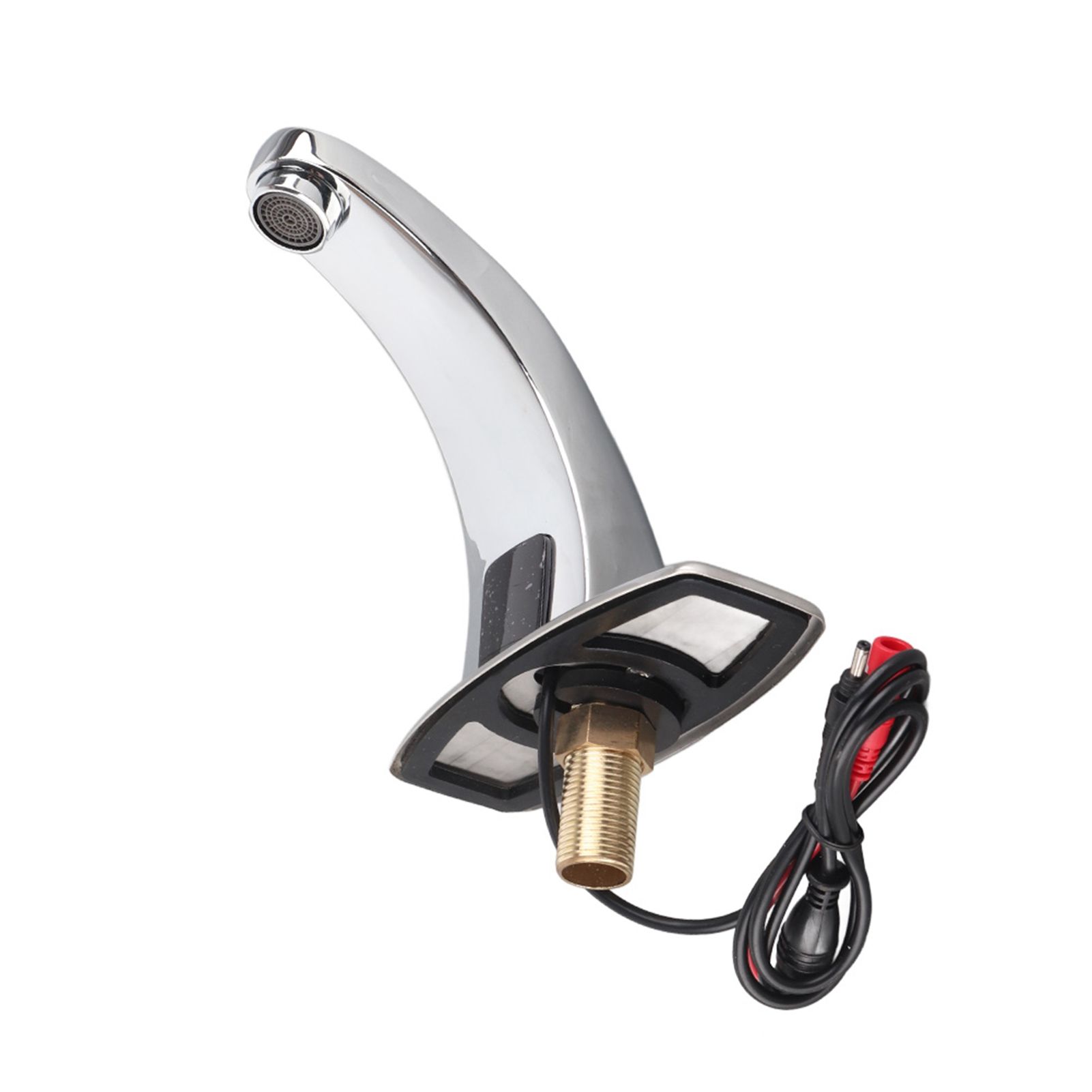 Luxury Hands Free Sensor Basin Faucet Infrared Touchless Sink Taps W/ Cable