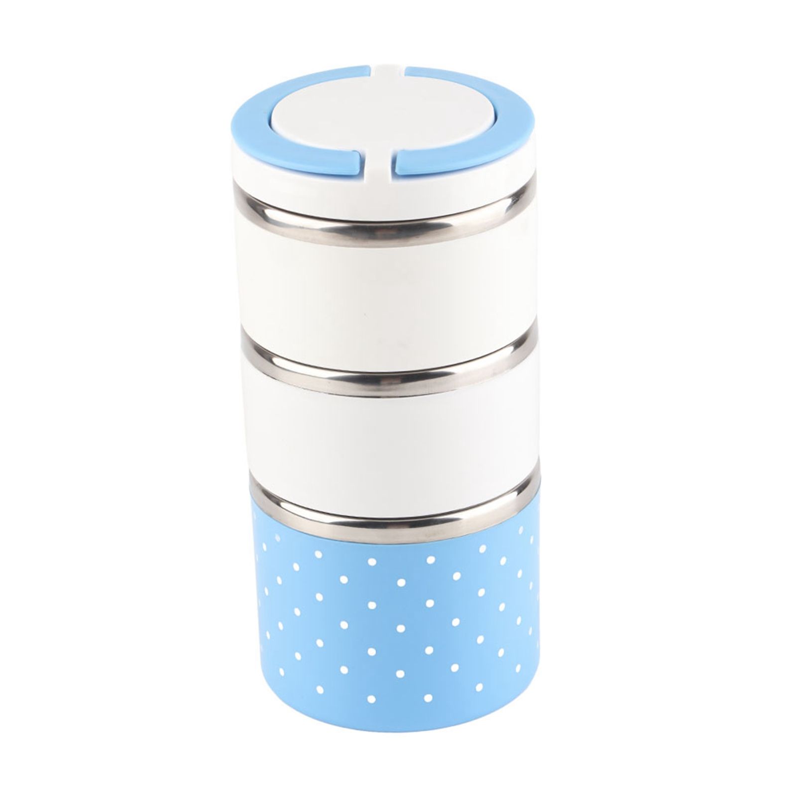 3 Layer Stainless Steel Insulation Thermo Thermal Lunch Box Food Container Hot view 2